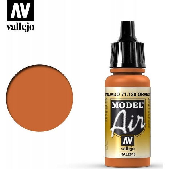Vallejo Vallejo: 71.130 - Model Air - Orange Rust (17 ml)