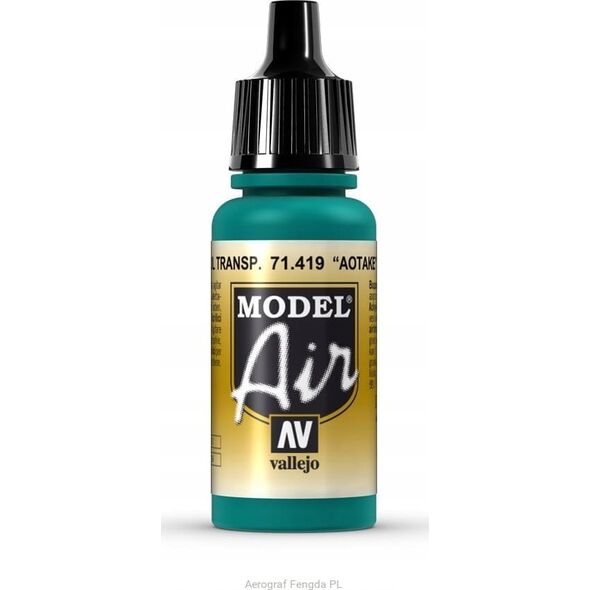 Vallejo Vallejo: 71.419 - Model Air - Aotake' Translucent Blue (17 ml)