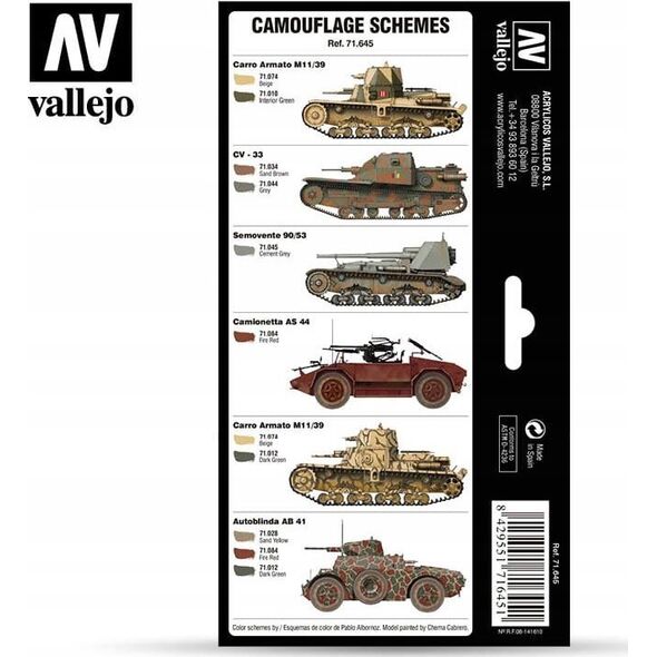 Vallejo Vallejo: AFV - Italian WWII Regio Esercito Ca 8x17