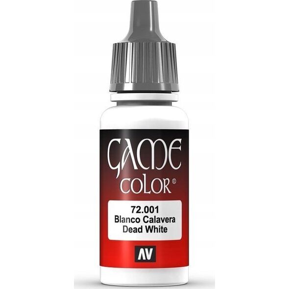 Vallejo Vallejo: 72.001 - Game Color - Dead White (18 ml)