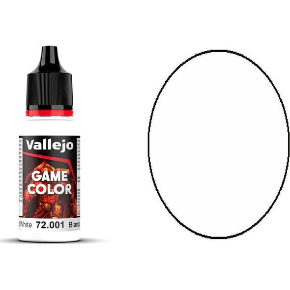 Vallejo Vallejo: 72.001 - Game Color - Dead White (18 ml)