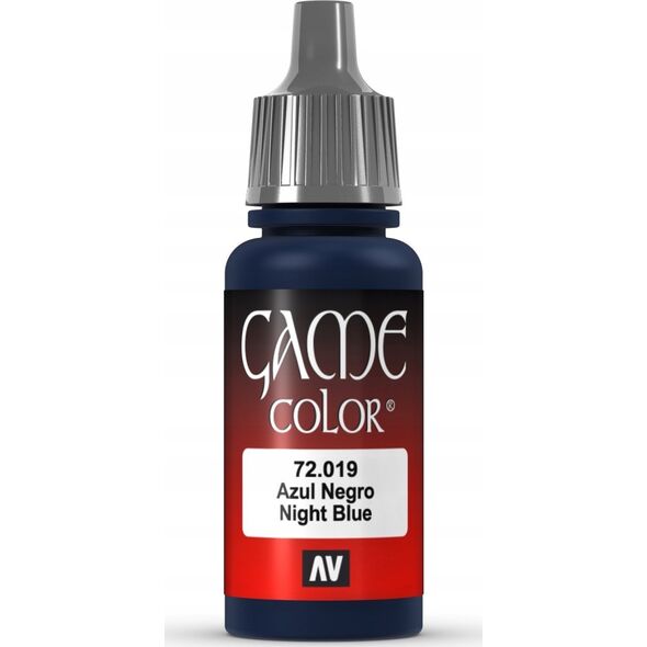 Vallejo Vallejo: 72.019 - Game Color - Night Blue (18 ml)