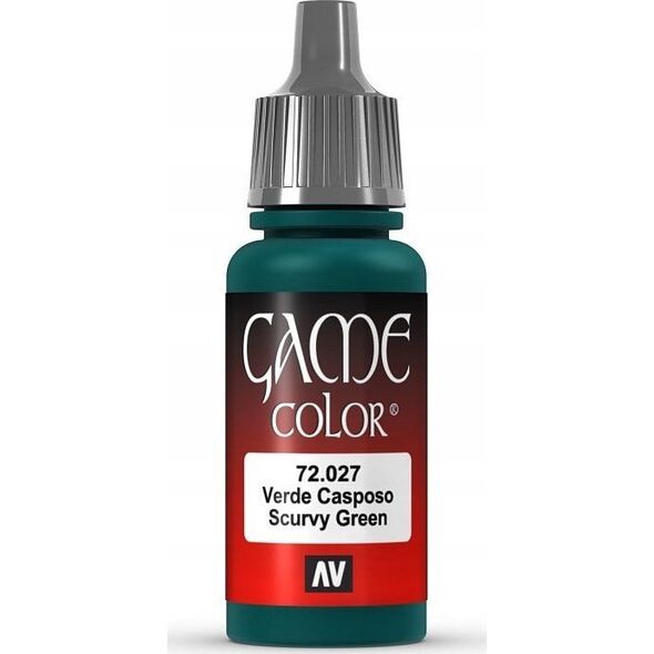 Vallejo Vallejo: 72.027 - Game Color - Scurvy Green (18 ml)