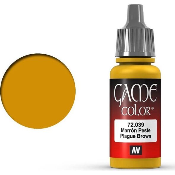 Vallejo Vallejo: 72.039 - Game Color - Plague Brown (18 ml)
