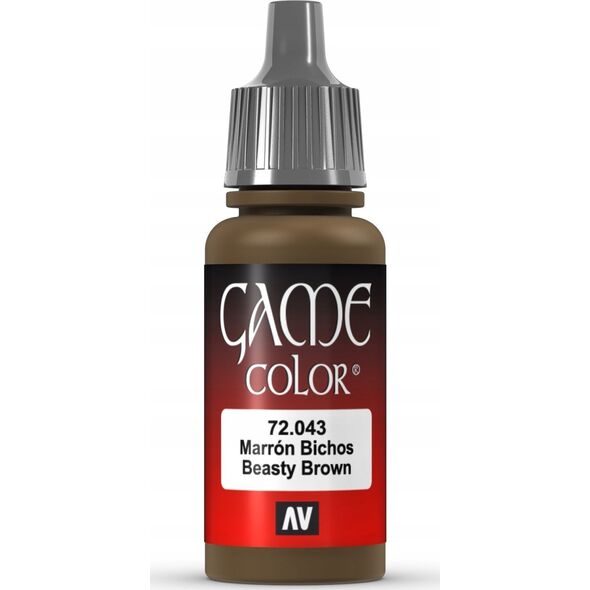 Vallejo Vallejo: 72.043 - Game Color - Beasty Brown (18 ml)