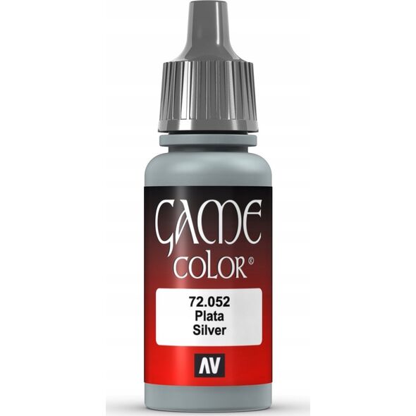 Vallejo Vallejo: 72.052 - Game Color - Metallic - Silver (18 ml)