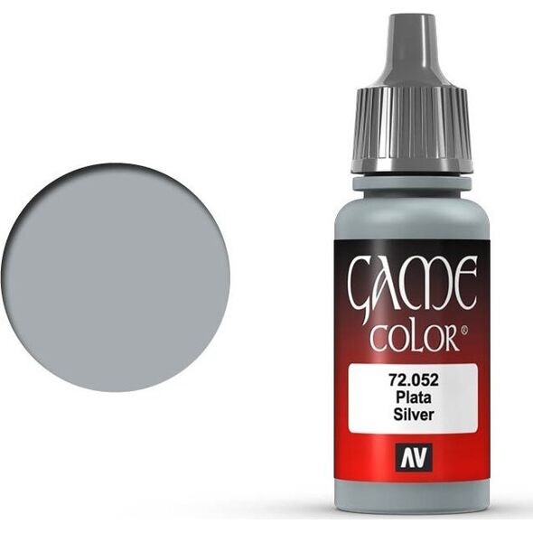 Vallejo Vallejo: 72.052 - Game Color - Metallic - Silver (18 ml)