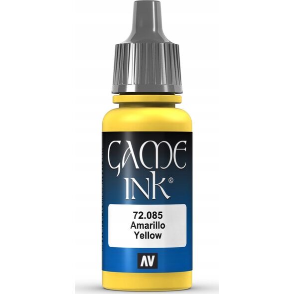 Vallejo Vallejo: 72.085 - Game Color - Ink - Yellow (18 ml)