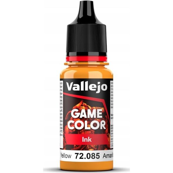 Vallejo Vallejo: 72.085 - Game Color - Ink - Yellow (18 ml)