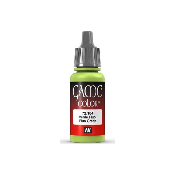 Vallejo Vallejo: 72.104 - Game Color - Fluo - Green (18 ml)