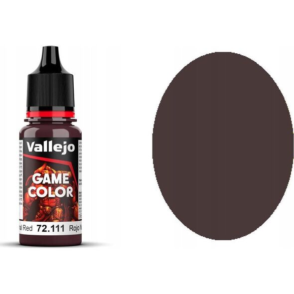 Vallejo Vallejo: 72.111 - Game Color - Nocturnal Red (18 ml)