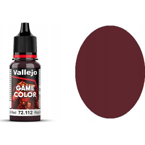 Vallejo Vallejo: 72.112 - Game Color - Evil Red (18 ml)