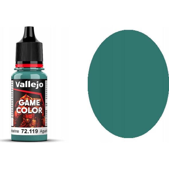 Vallejo Vallejo: 72.119 - Game Color - Aquamarine (18 ml)