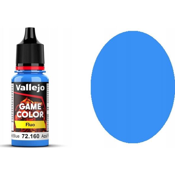 Vallejo Vallejo: 72.160 - Game Color - Fluo - Blue (18 ml)