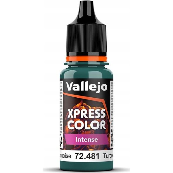 Vallejo Vallejo: 72.481 - Xpress Color Intense - Heretic Turquoise (18 ml)