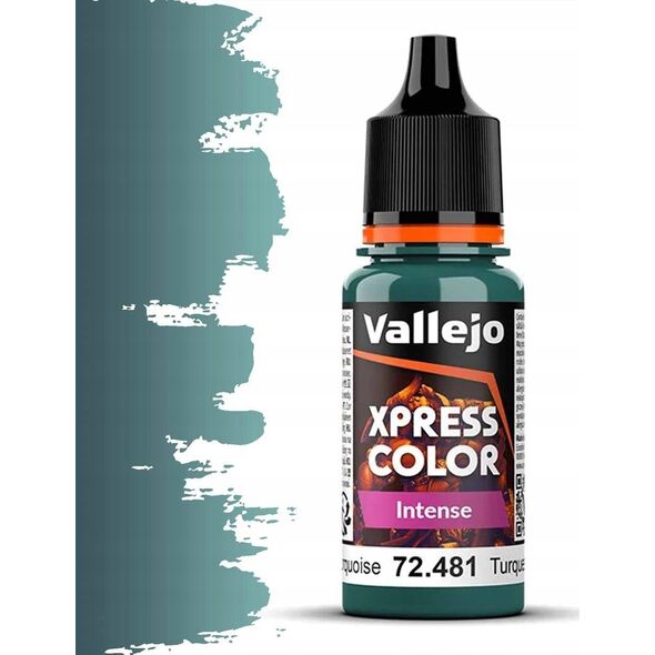 Vallejo Vallejo: 72.481 - Xpress Color Intense - Heretic Turquoise (18 ml)