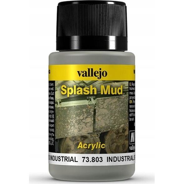 Vallejo Vallejo: 73.803 - Weathering FX - Splash Mud - Industrial (40 ml)