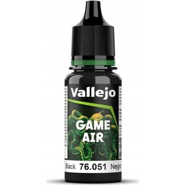Vallejo Vallejo: 76.051 - Game Air - Black (18 ml)
