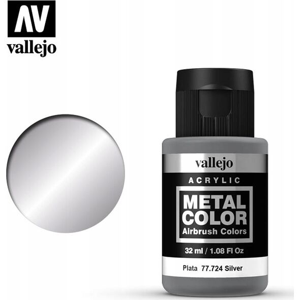 Vallejo Vallejo: 77.724 - Metal Color - Silver (32 ml)