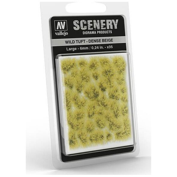Vallejo Vallejo: Scenery - Wild Tuft - Dense Beige (6)x35