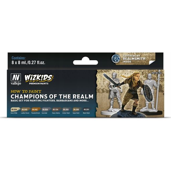 Vallejo Vallejo: Wizkids - Champions of the Realm 8x8 ml