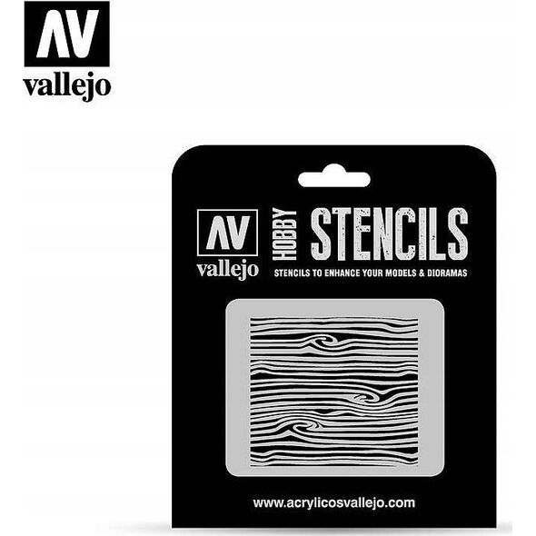 Vallejo Vallejo: Stencils - Wood Texture 2