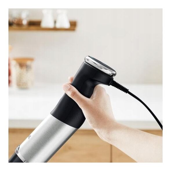 Blender Tefal Tefal HB673830 Quickchef+ 3v1 Black tyčový mixér, 1000 W, 20 rychlostí, tichý režim, kovový plášť