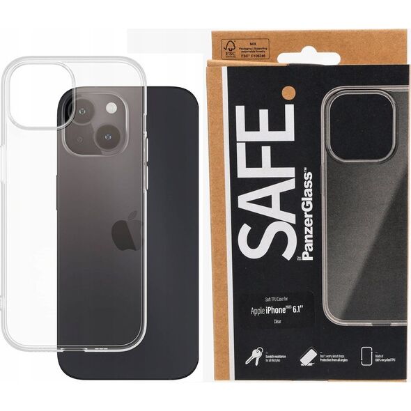PanzerGlass SAFE. by PanzerGlass TPU Case iPhone 15