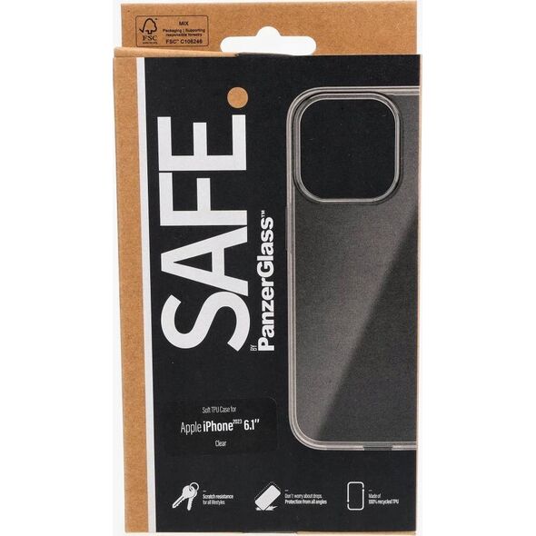 PanzerGlass SAFE. by PanzerGlass TPU Case iPhone 15