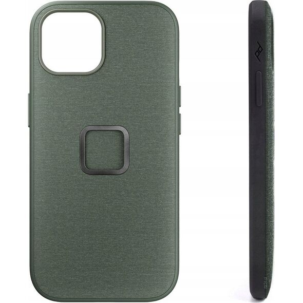 Peak Design Peak Design Mobile Etui Everyday Case Fabric iPhone 15 - Szarozielone