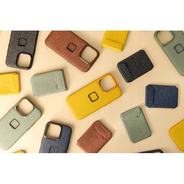 Peak Design Peak Design Mobile Etui Everyday Case Fabric iPhone 15 - Szarozielone