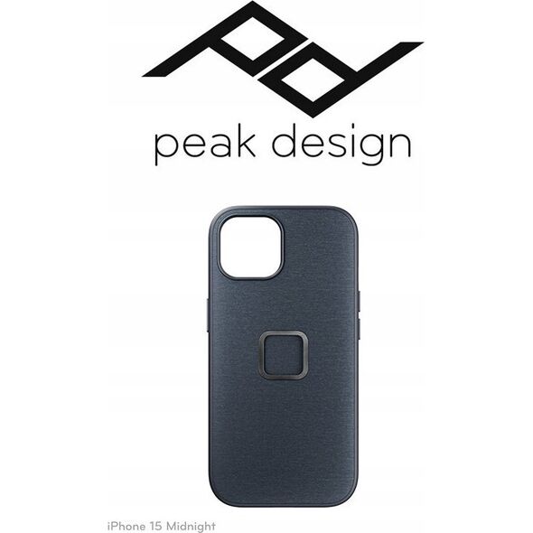 Peak Design Peak Design Mobile Etui Everyday Case Fabric iPhone 15 - Niebieskie
