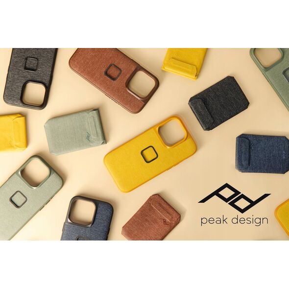 Peak Design Peak Design Mobile Etui Everyday Case Fabric iPhone 15 - Niebieskie