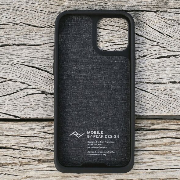 Peak Design Peak Design Mobile Etui Everyday Case Fabric iPhone 15 - Żółte