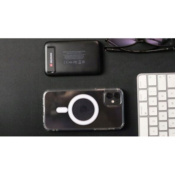 Swissten Clear Jelly Magstick for iPhone 15 Plus Transparent