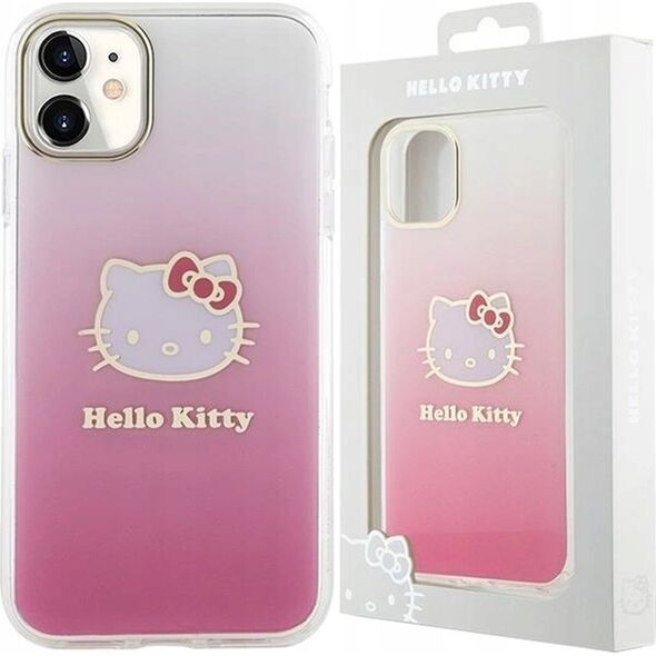 Sourcing Hello Kitty HKHCN61HDGKEP iPhone 11 / Xr 6.1" pink/pink hardcase IML Gradient Electrop Kitty Head