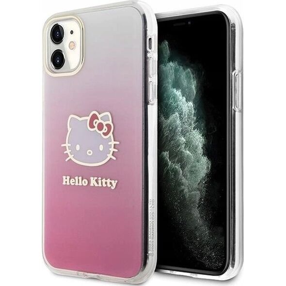 Sourcing Hello Kitty HKHCN61HDGKEP iPhone 11 / Xr 6.1" pink/pink hardcase IML Gradient Electrop Kitty Head