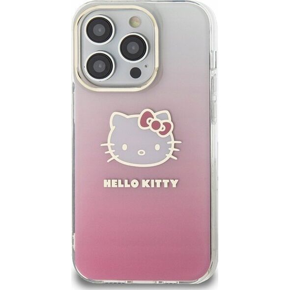 Sourcing Hello Kitty HKHCP15LHDGKEP iPhone 15 Pro 6.1" pink/pink hardcase IML Gradient Electrop Kitty Head