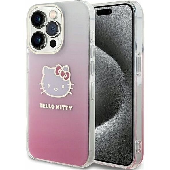 Sourcing Hello Kitty HKHCP15XHDGKEP iPhone 15 Pro Max 6.7" pink/pink hardcase IML Gradient Electrop Kitty Head