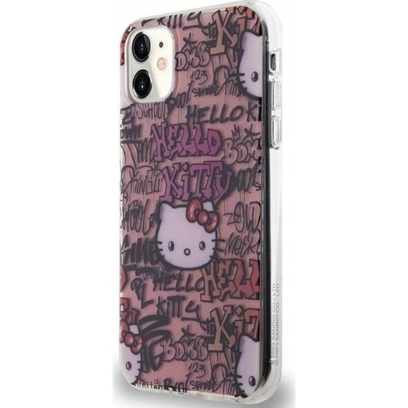Sourcing Hello Kitty HKHCN61HDGPTP iPhone 11 / Xr 6.1" pink/pink hardcase IML Tags Graffiti