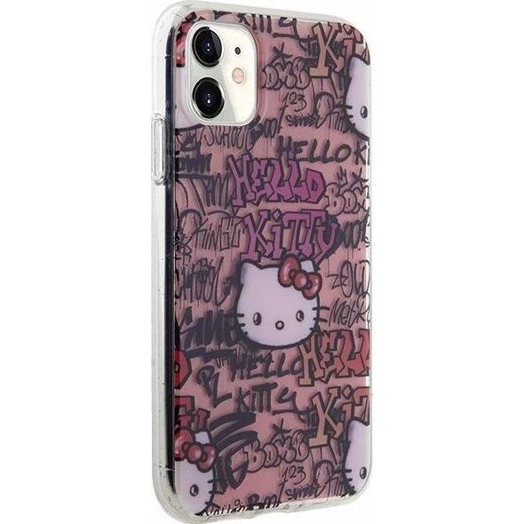 Sourcing Hello Kitty HKHCN61HDGPTP iPhone 11 / Xr 6.1" pink/pink hardcase IML Tags Graffiti