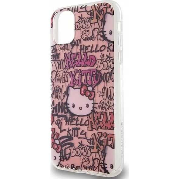 Sourcing Hello Kitty HKHCN61HDGPTP iPhone 11 / Xr 6.1" pink/pink hardcase IML Tags Graffiti
