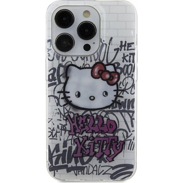Sourcing Hello Kitty HKHCP13XHDGPHT iPhone 13 Pro Max 6.7" white/white hardcase IML Kitty On Bricks Graffiti