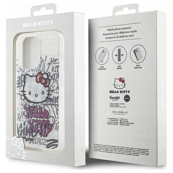 Sourcing Hello Kitty HKHCP14XHDGPHT iPhone 14 Pro Max 6.7" white/white hardcase IML Kitty On Bricks Graffiti