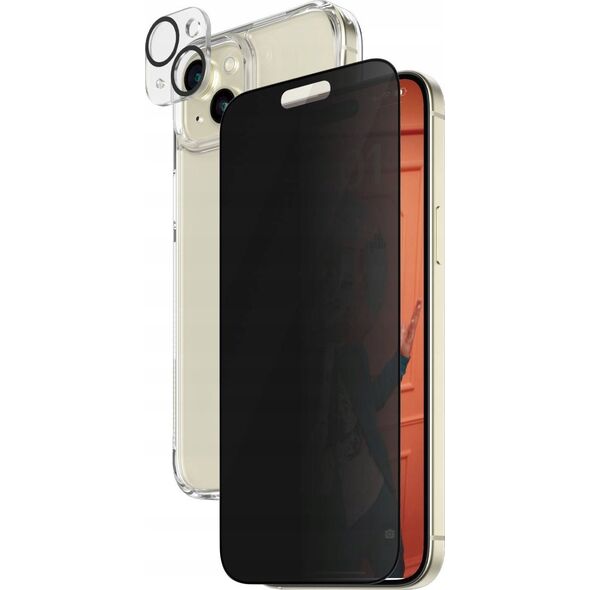 PanzerGlass PanzerGlass Privacy Bundle 3in1 iPhone 15 Plus 6.7" D3O Hardcase + Screen Protector UWF+ Lens 1136+1174+P2811