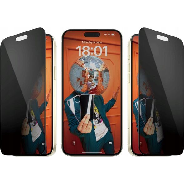PanzerGlass PanzerGlass Privacy Bundle 3in1 iPhone 15 Plus 6.7" D3O Hardcase + Screen Protector UWF+ Lens 1136+1174+P2811