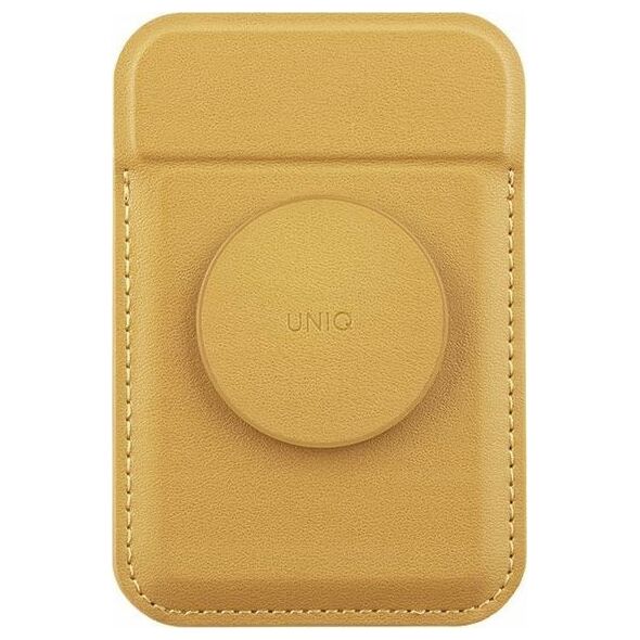 Uniq UNIQ Flixa magnetic card wallet with stand yellow/canary yellow MagSafe