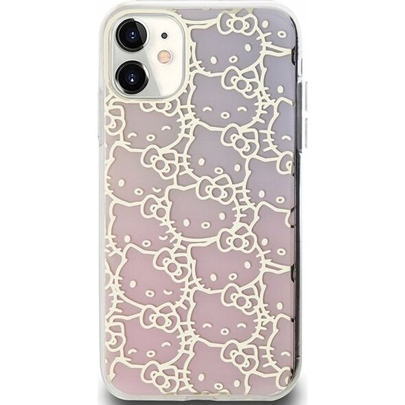 Sourcing Hello Kitty HKHCN61HCHPEP iPhone 11 / Xr 6.1" pink/pink hardcase IML Gradient Electrop Crowded Kitty Head