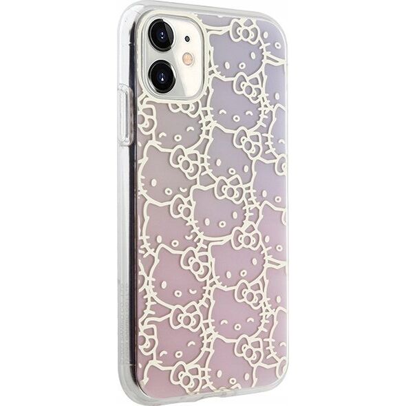 Sourcing Hello Kitty HKHCN61HCHPEP iPhone 11 / Xr 6.1" pink/pink hardcase IML Gradient Electrop Crowded Kitty Head