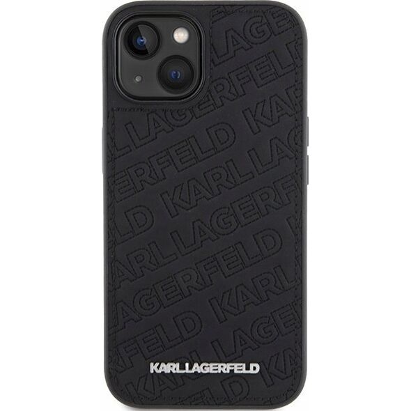Karl Lagerfeld Oryginalne Etui KARL LAGERFELD Hardcase KLHCP15MPQKPMK do iPhone 15 Plus (Quilted Pattern  / czarny)